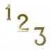 6 inch Solid Brass House Number